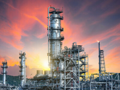 oil refinery plant