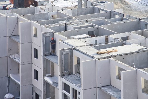 concrete building under construction