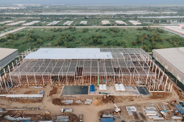 warehouse under construction